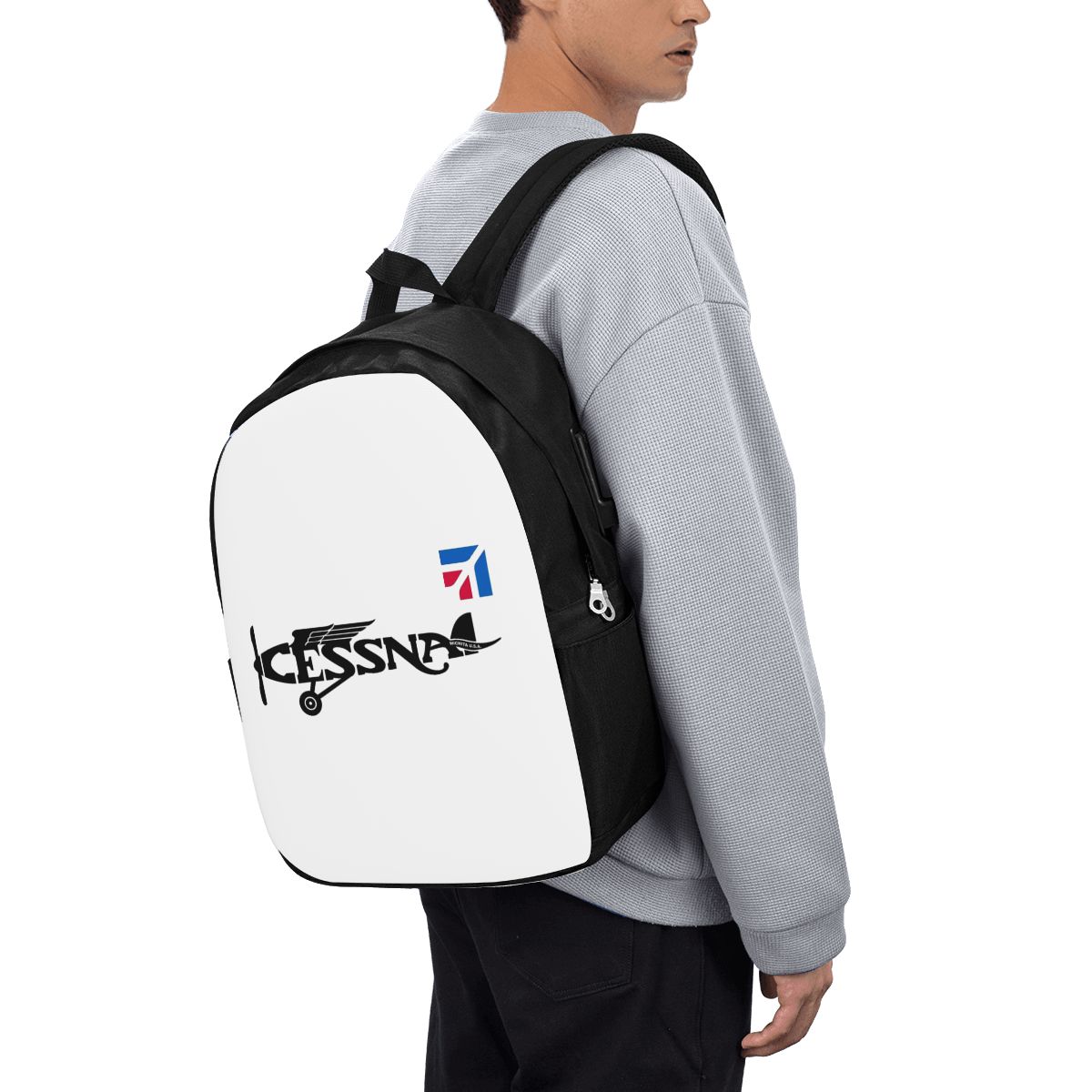 Women Bags For Laptop - Mochila com logotipo Cessna, bolsa de