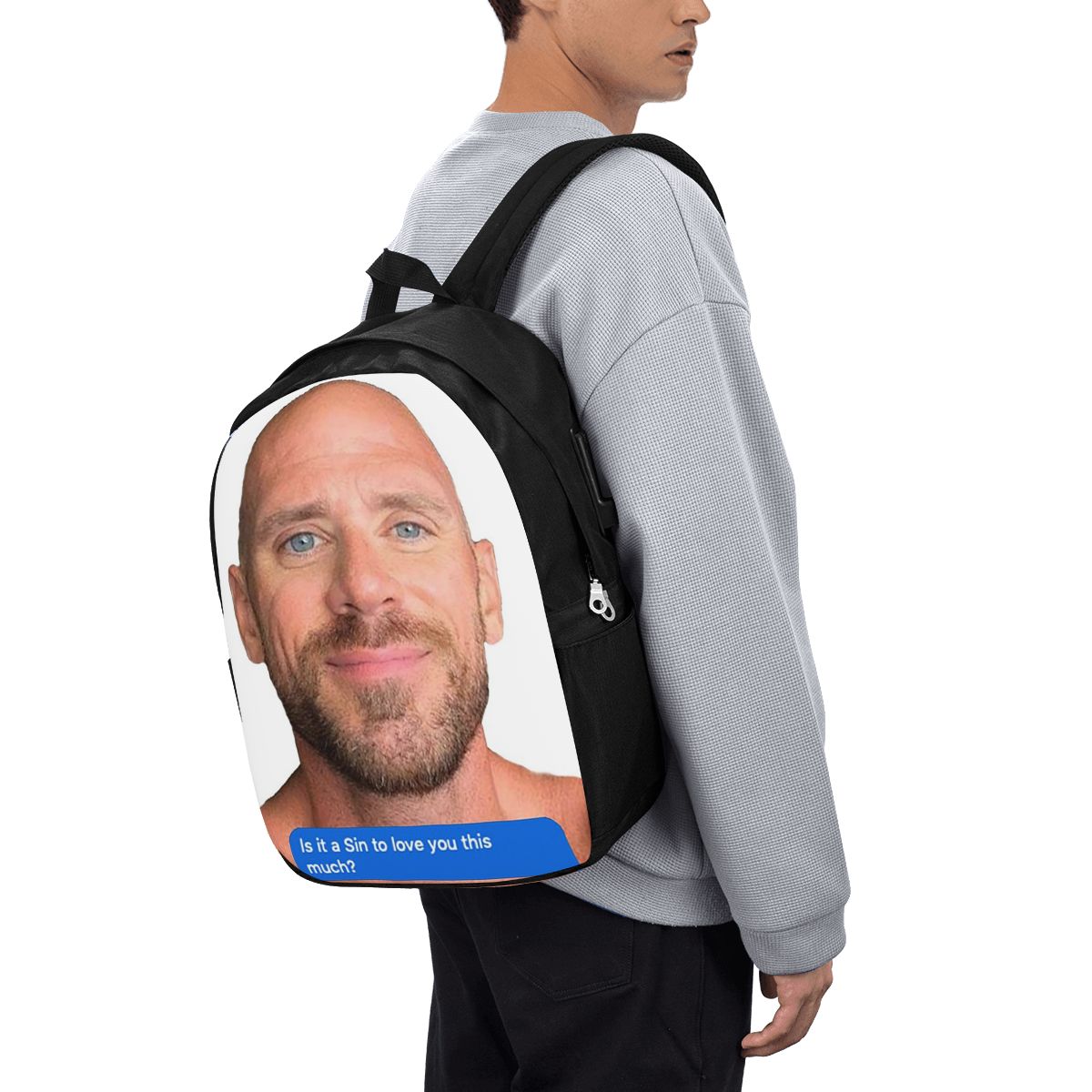 Women Bags For Women - Mochila Johnny Sins Flirty Text Bubble