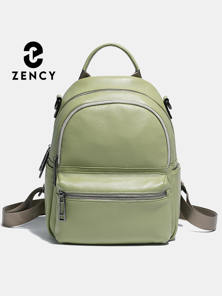Women Bags White - Mochila feminina de couro de grande