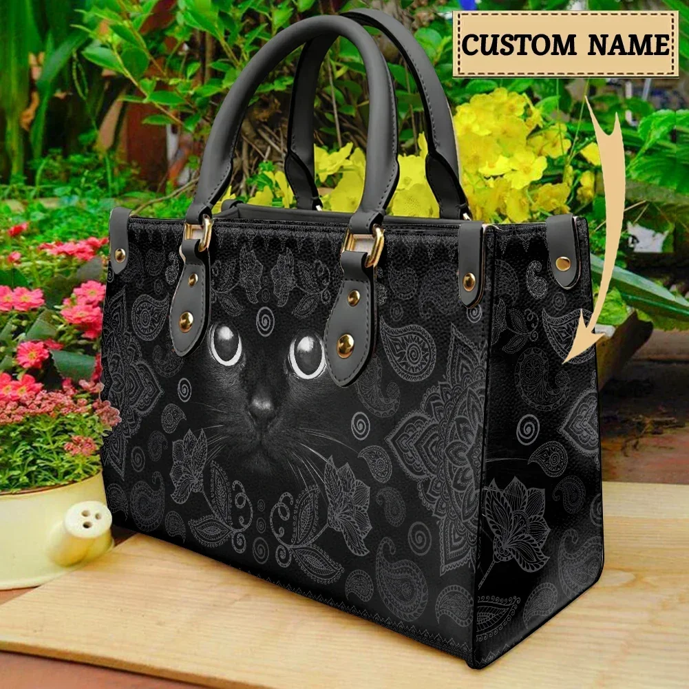 Women Bags Premium Brands - Bolsas Tote de Gato Preto Mágico