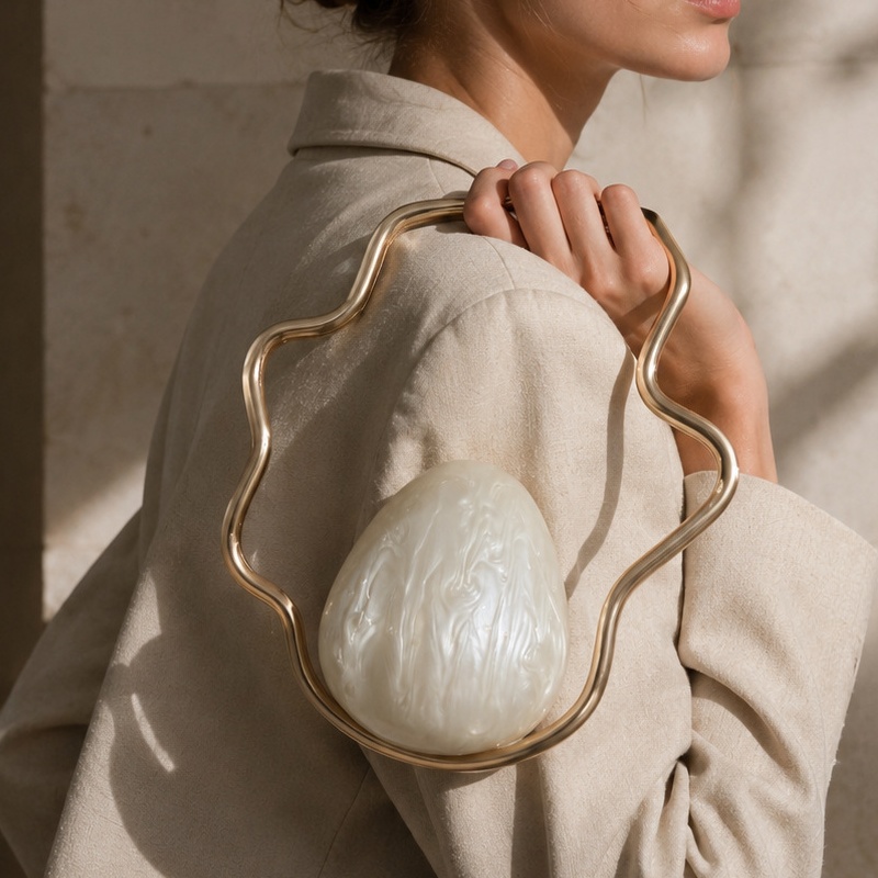 Women'S Evening Bags - Bolsa de acrílico mini feminina em