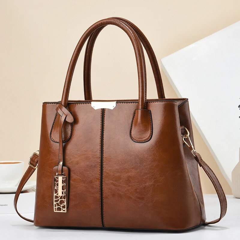 Women Hand Bags For Office - Bolsa crossbody de couro PU para