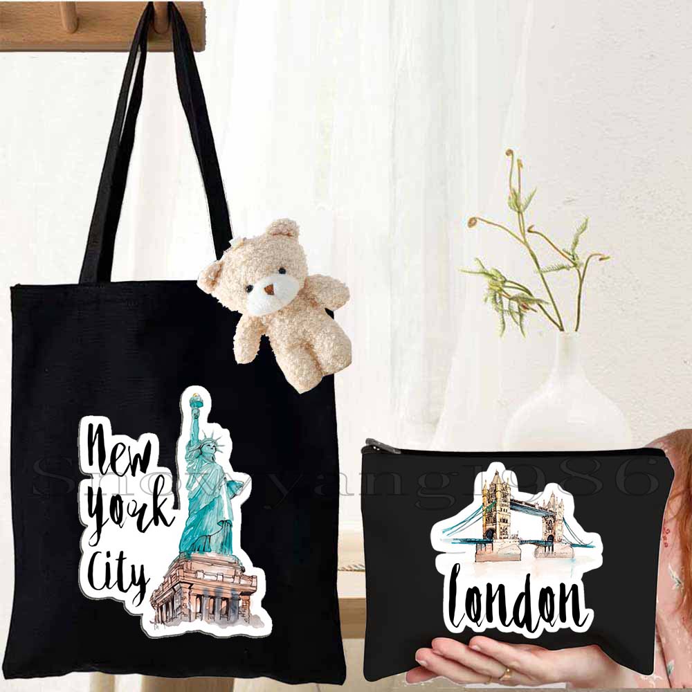 Women Bags Netherlands - Conjunto de 3 Bolsas de Lona