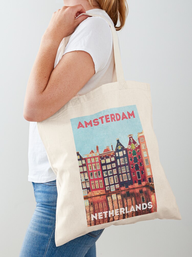 Women Bags Netherlands - Bolsa tote com estampa de casas