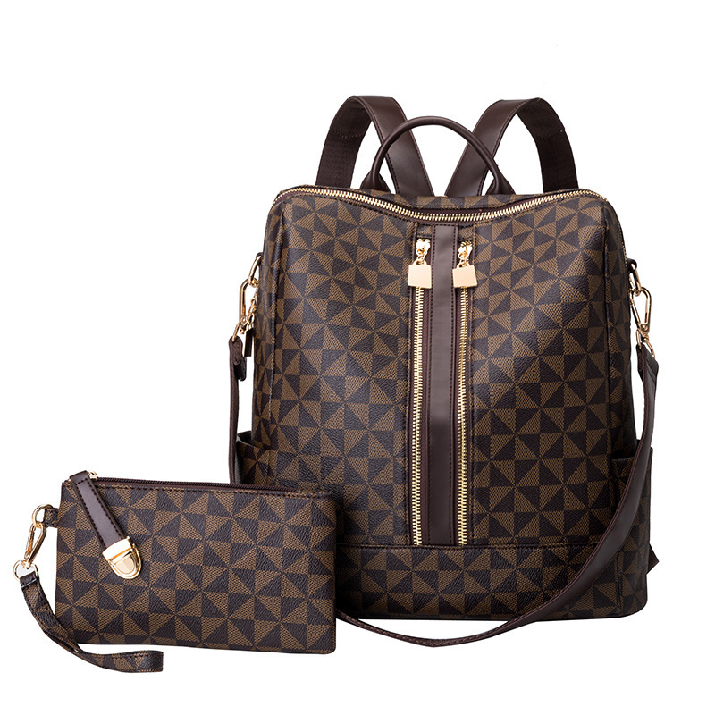 Women Bags White - Conjunto de mochila e bolsa de
