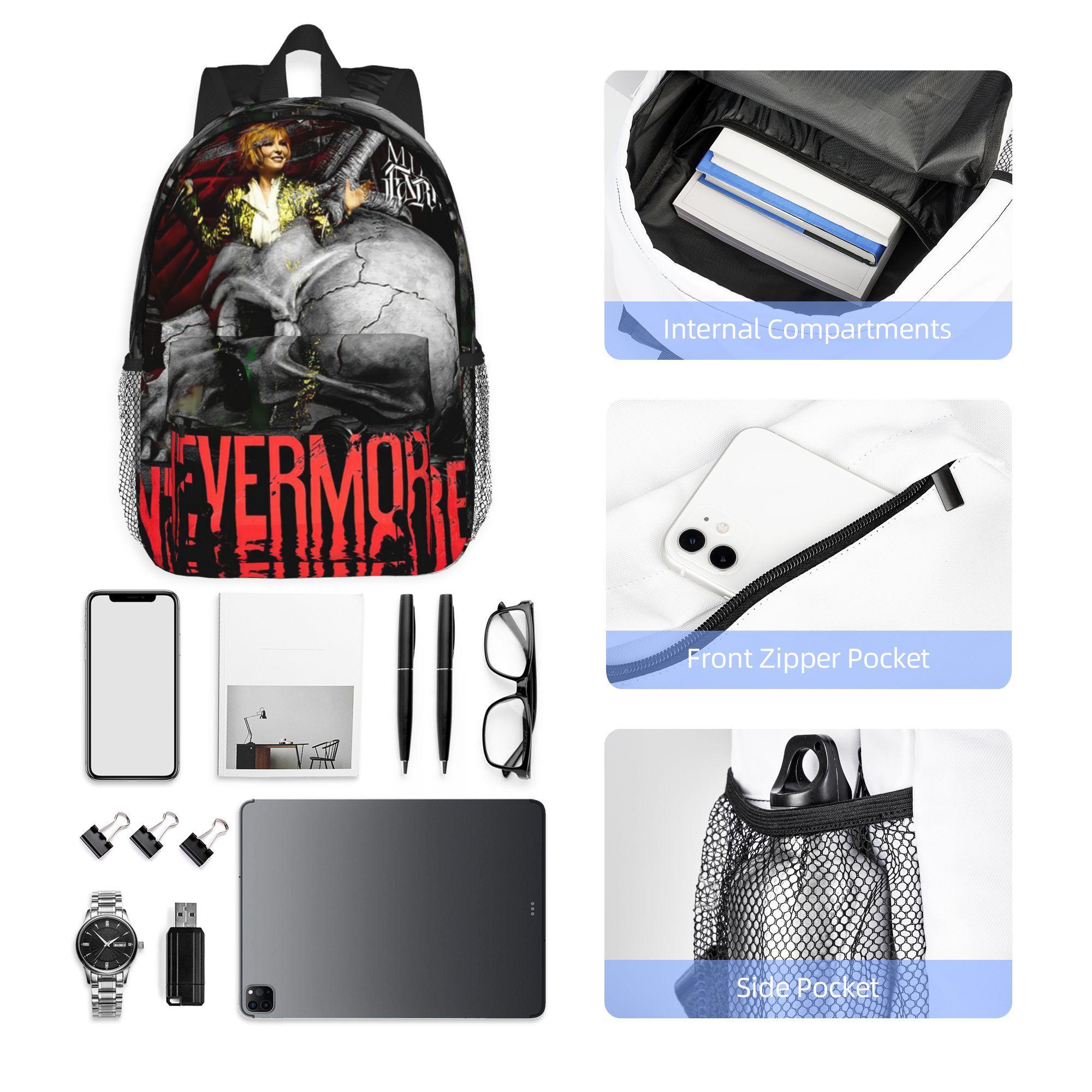 Mochila Nevermore Skeleton Myl - Women Bags Farmers avaliação e preço