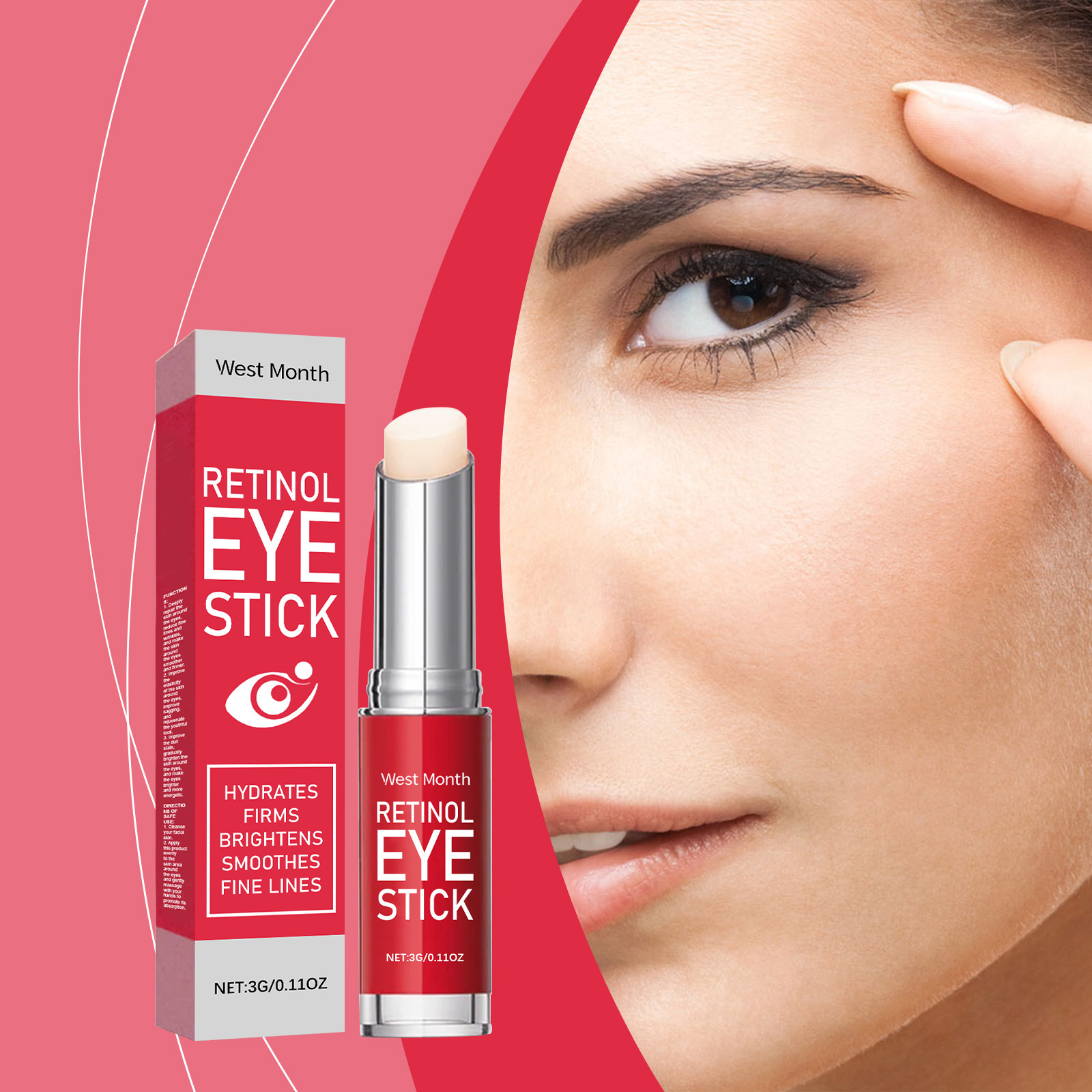 Retinol olho vara com colágeno - Women Bags Under Eyes avaliação e preço