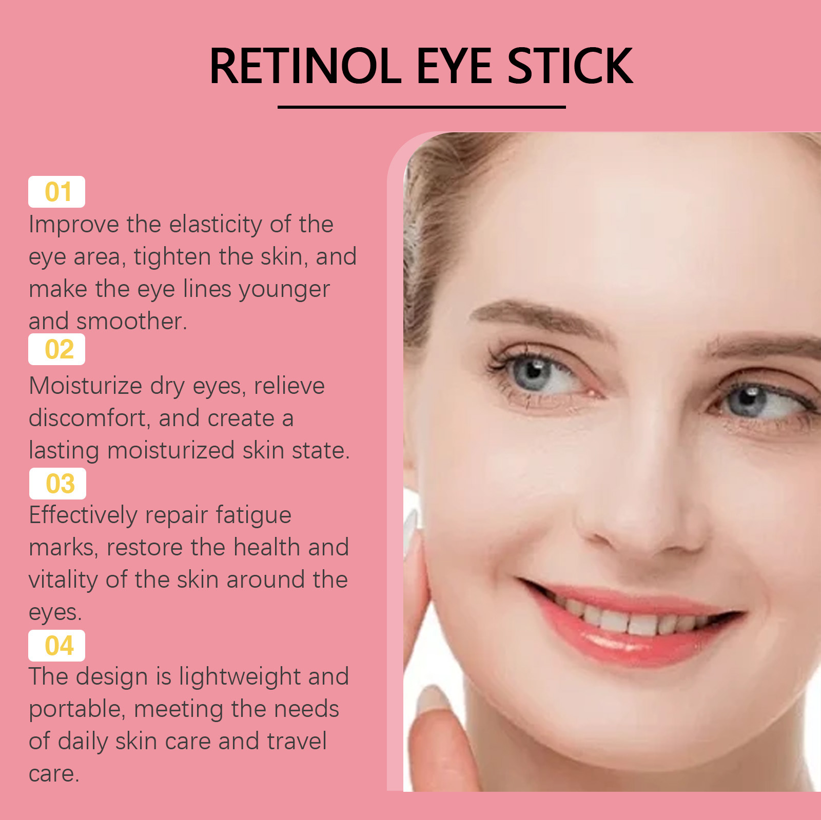 Retinol olho vara com colágeno - Women Bags Under Eyes avaliação e preço
