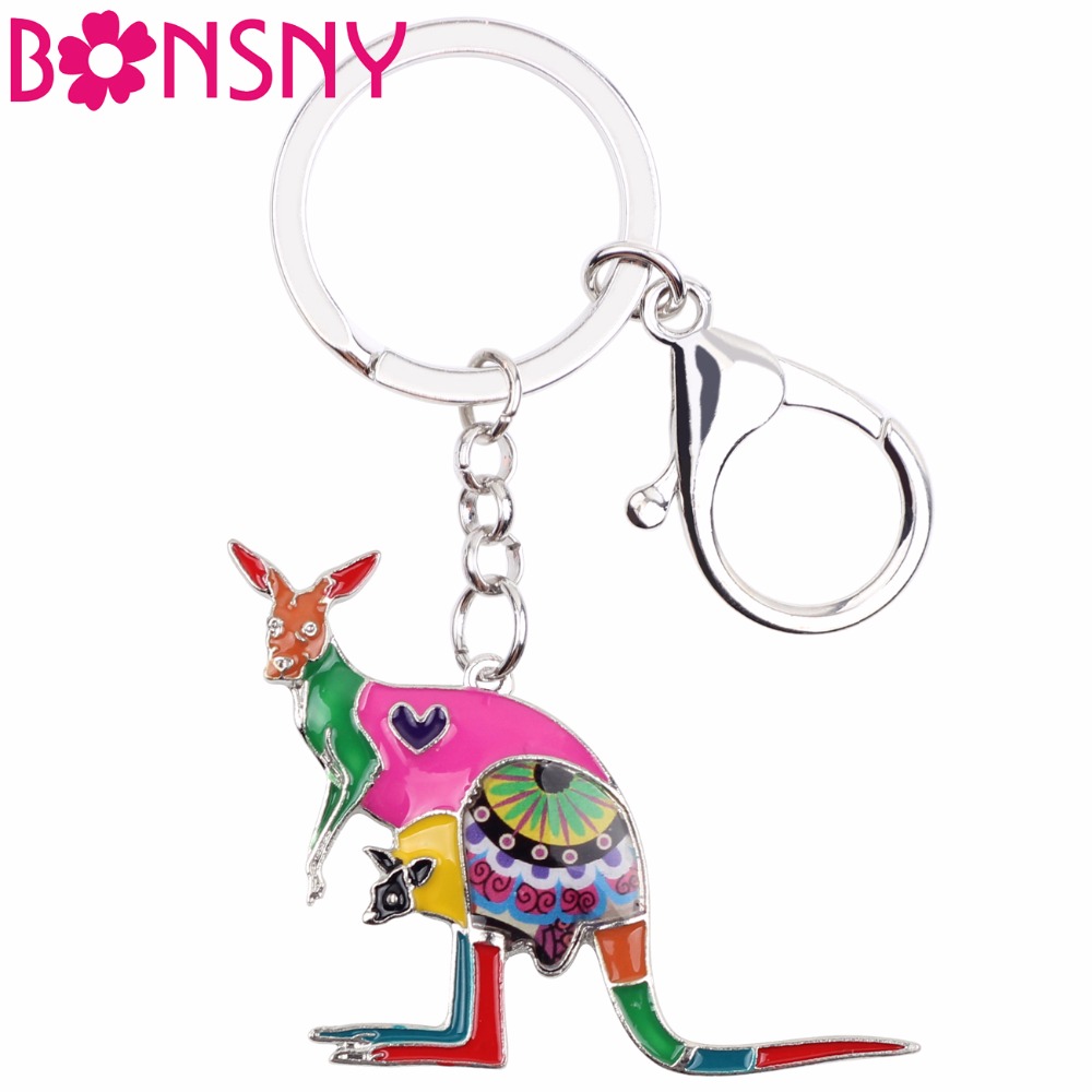 Bonsny chaveiro esmaltado flor - Women Bags Australia avaliação e preço