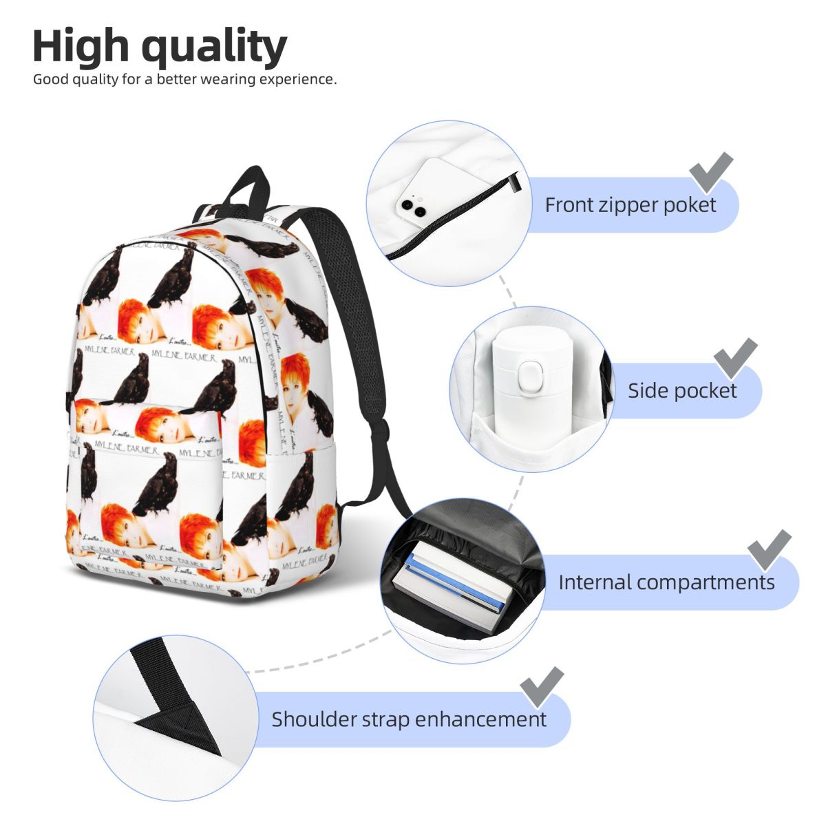 Mochila Mylene Farmer Daypack  - Women Bags Farmers avaliação e preço