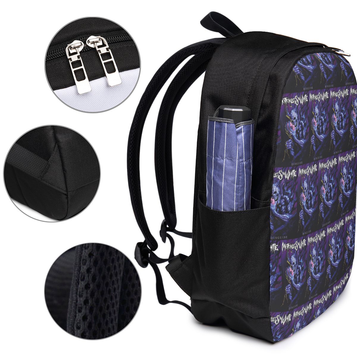 Mochila Motionless In White pa - Women Bags For Laptop avaliação e preço