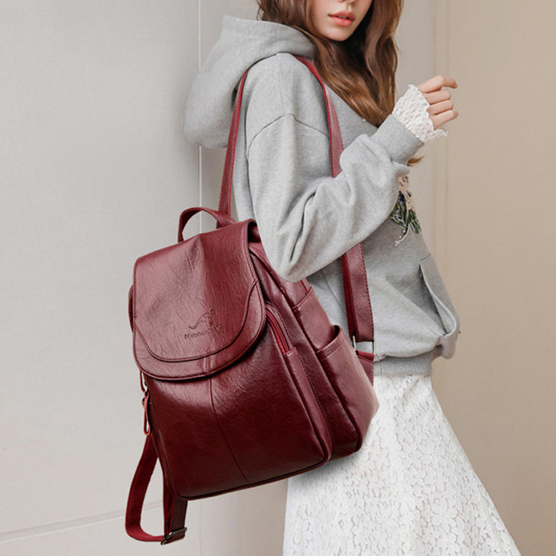 9 cores mulheres mochilas de c - Women Bags White avaliação e preço