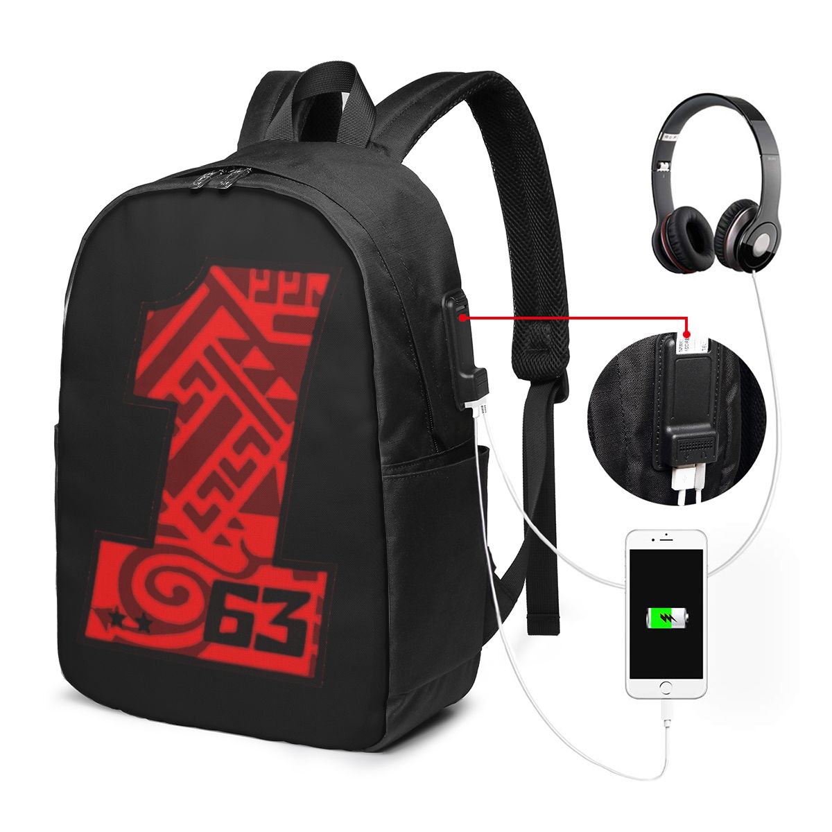 Pecco Bagnaia 63 Mochila de vi - Women Bags For Laptop avaliação e preço