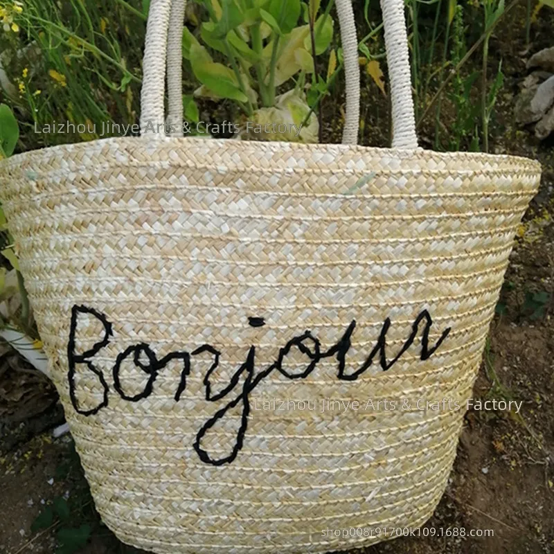 Bolsa de Palha de Trigo Artesa - Woven Straw Bag avaliação e preço