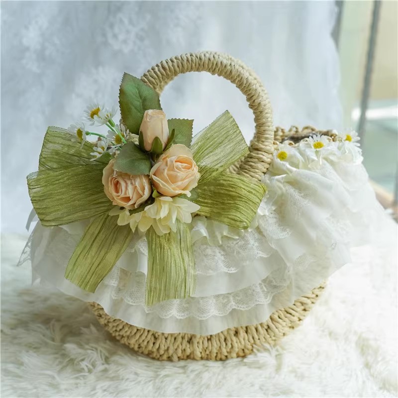 Bolsa de palha de renda Lolita - Woven Straw Bag avaliação e preço