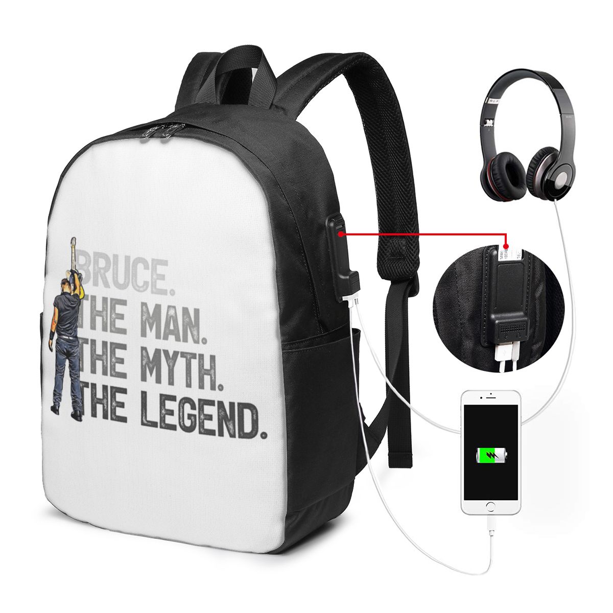 Mochila Bruce Springsteen para - Women Bags For Laptop avaliação e preço