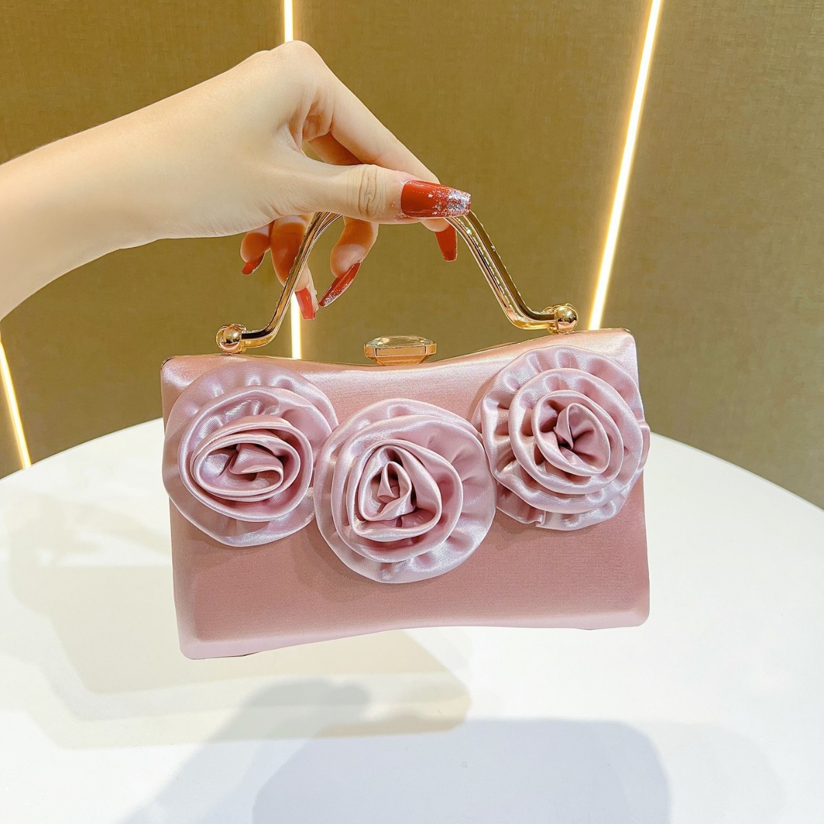 Nova seda noite embreagem femi - Women'S Evening Bags avaliação e preço