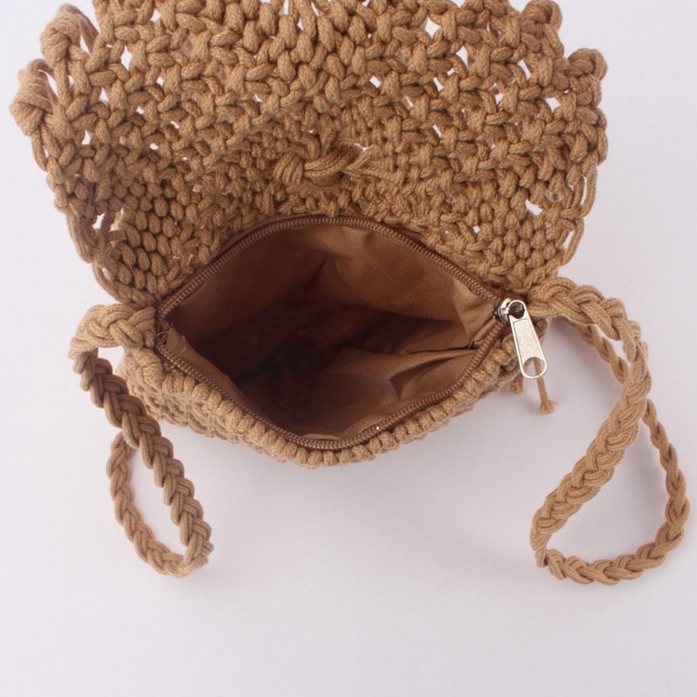 Bolsa de Palha Trançada Estilo - Woven Straw Bag avaliação e preço