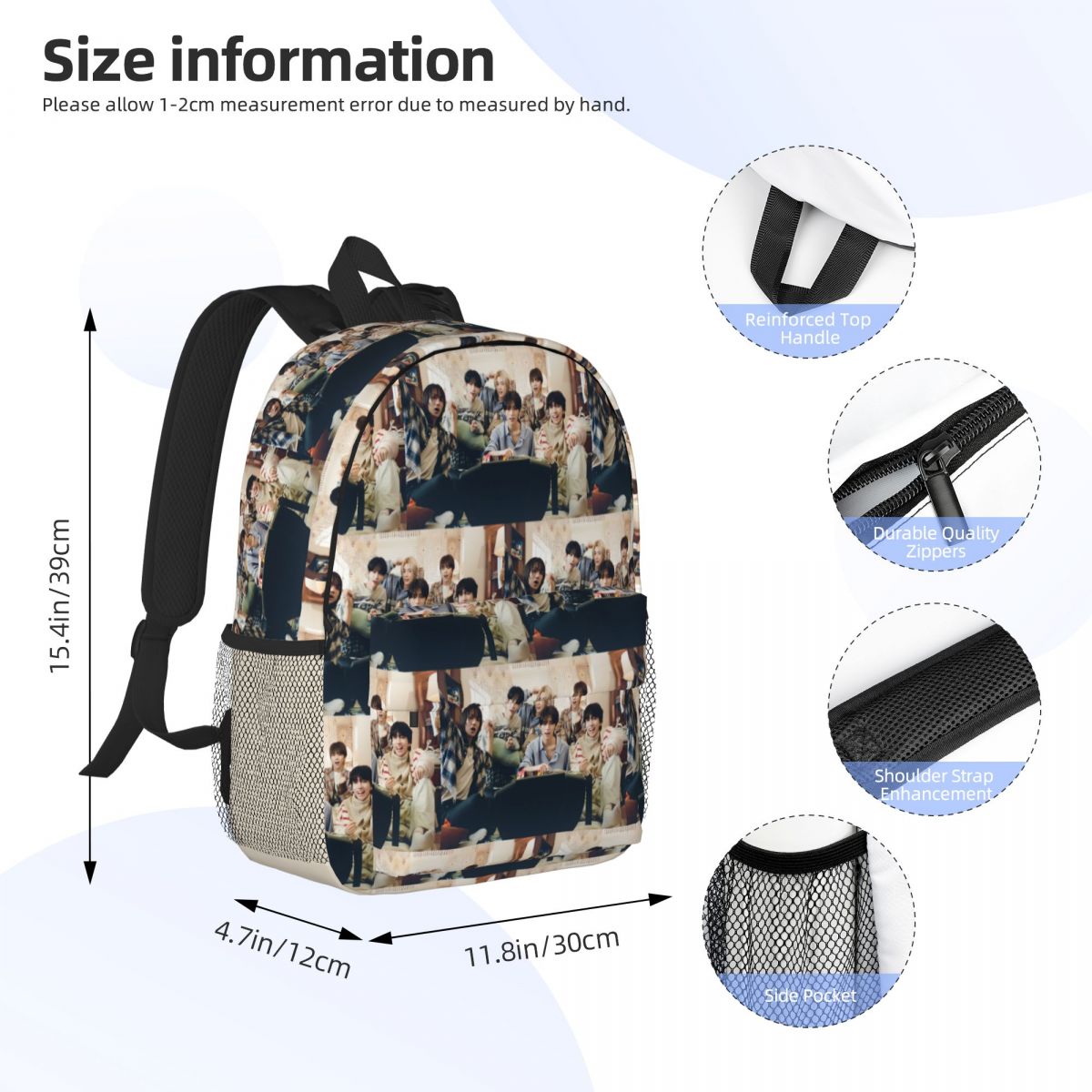 Mochila KPOP Boy Next Door par - Women Bags Next avaliação e preço