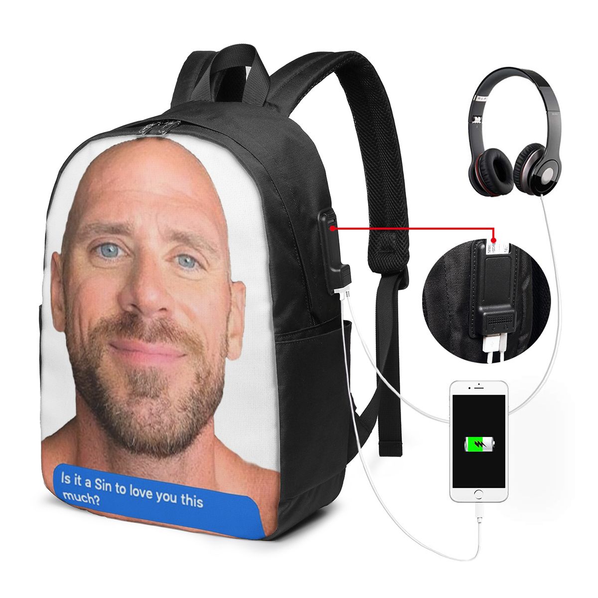 Mochila Johnny Sins Flirty Tex - Women Bags For Women avaliação e preço