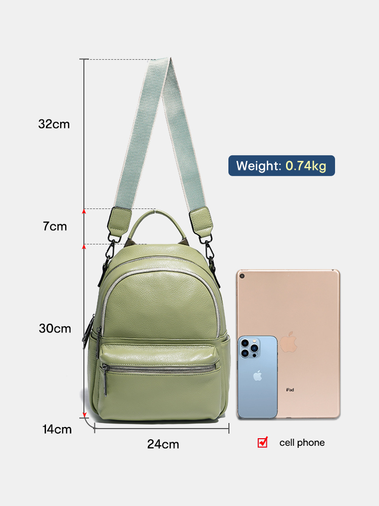 Mochila feminina de couro de g - Women Bags White avaliação e preço