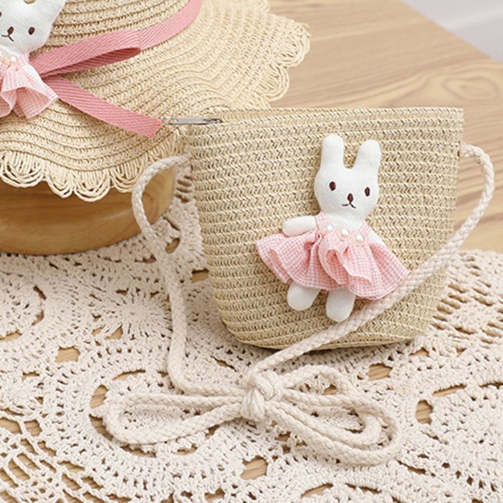 Bolsa Mini de Palha com Desenh - Woven Straw Bag avaliação e preço