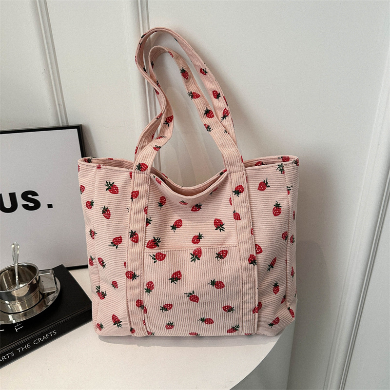 Bolsa de veludo morangos bolsa - Women Bags White avaliação e preço