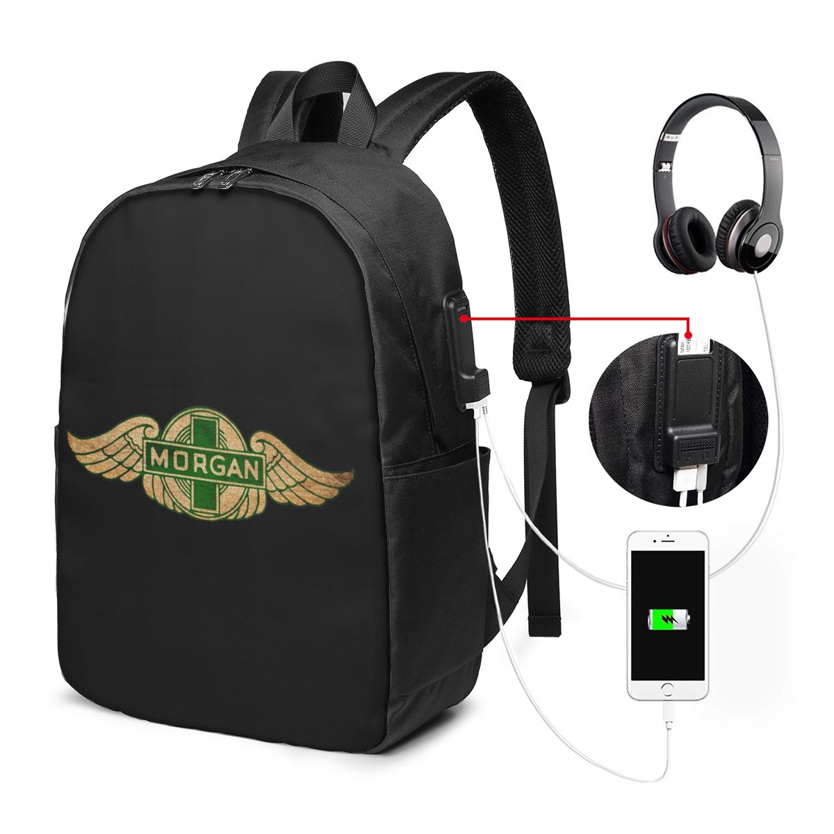 Mochila Morgan Motor Car Compa - Women Bags For Laptop avaliação e preço