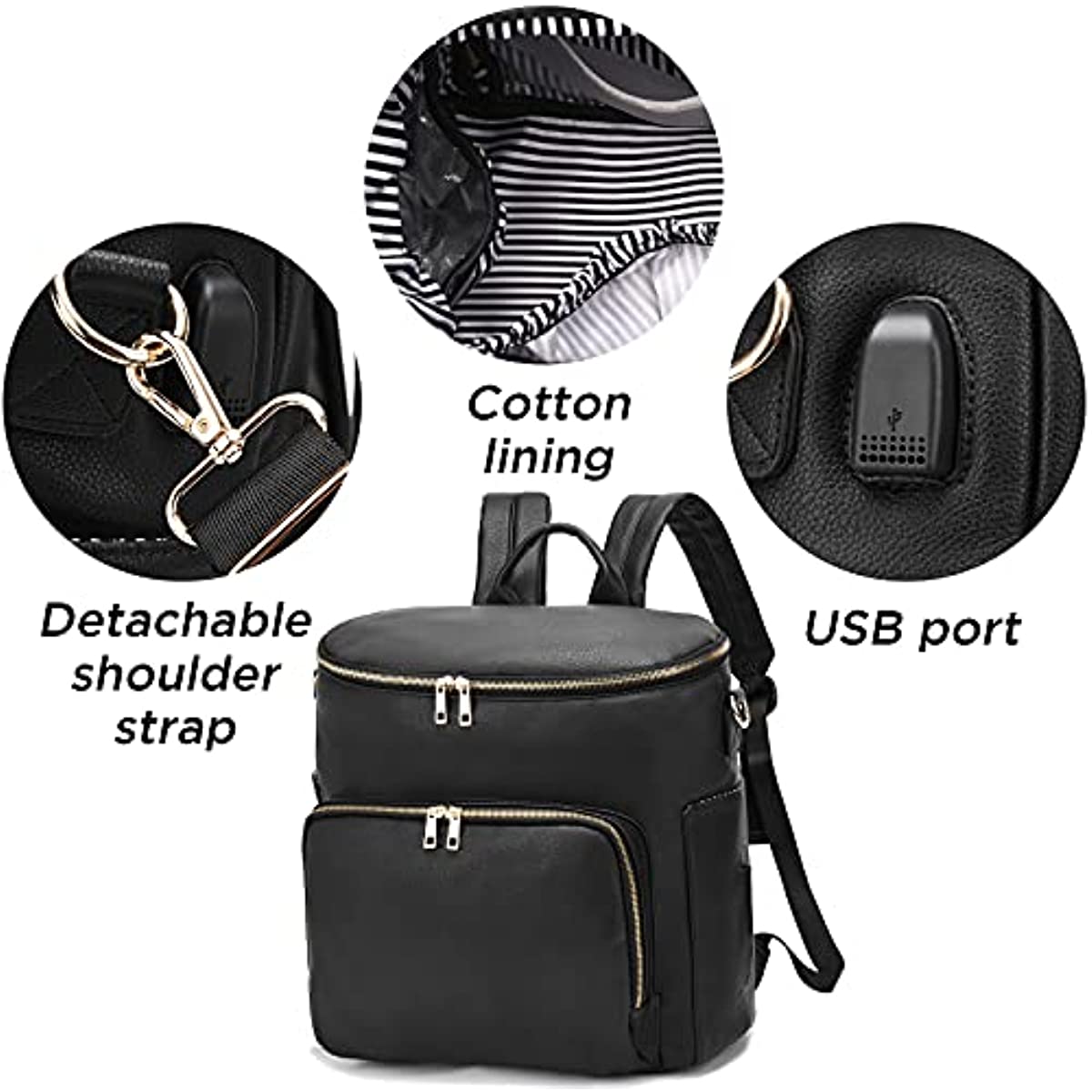 Bolsa de fraldas mochila de co - Women Bags Medium Size avaliação e preço