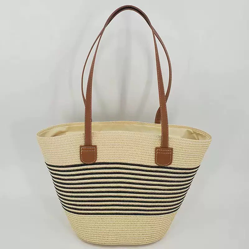 CLAREGQI Bolsa feminina listra - Woven Straw Bag avaliação e preço