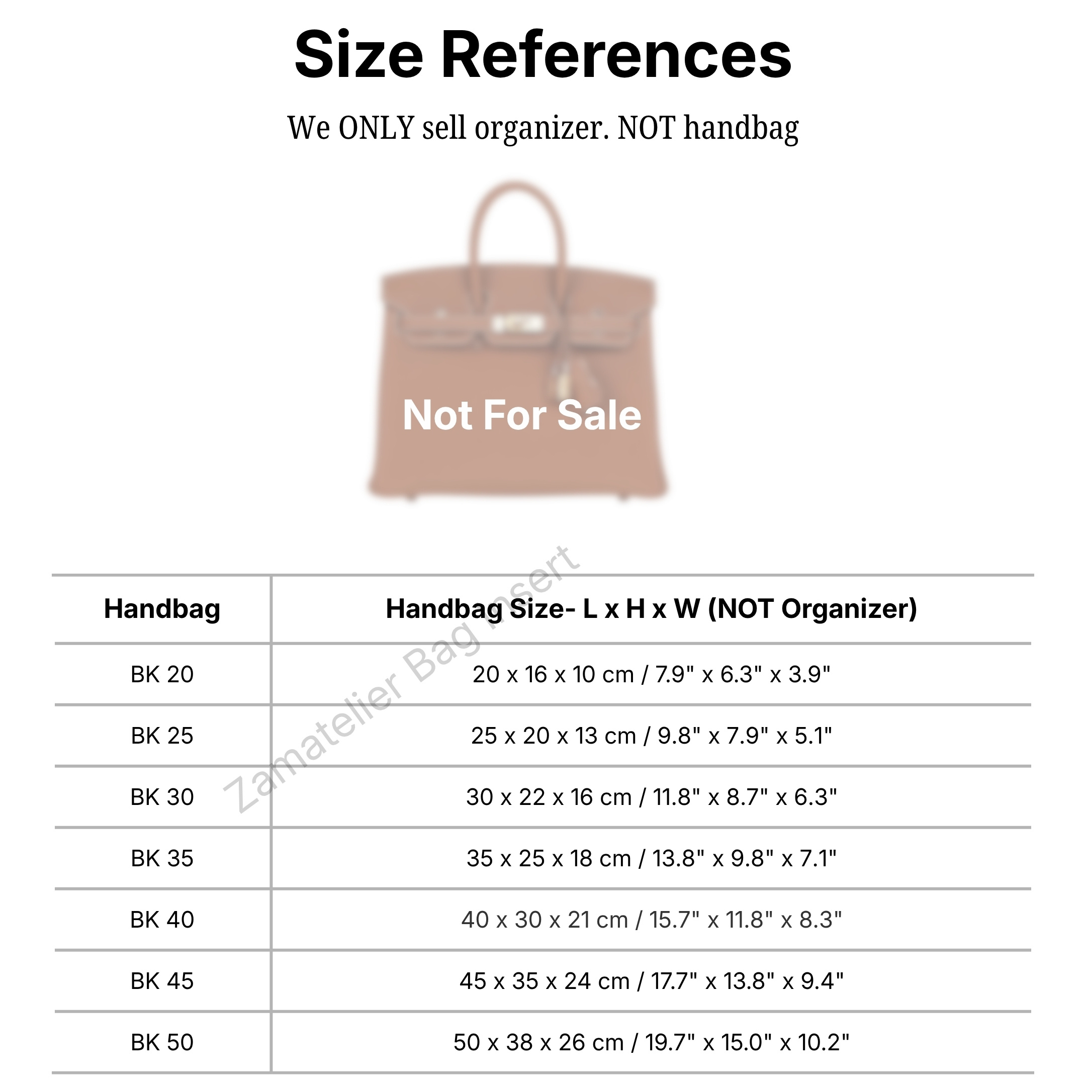 Organizador de Bolsa Personali - Women Bags For Women avaliação e preço