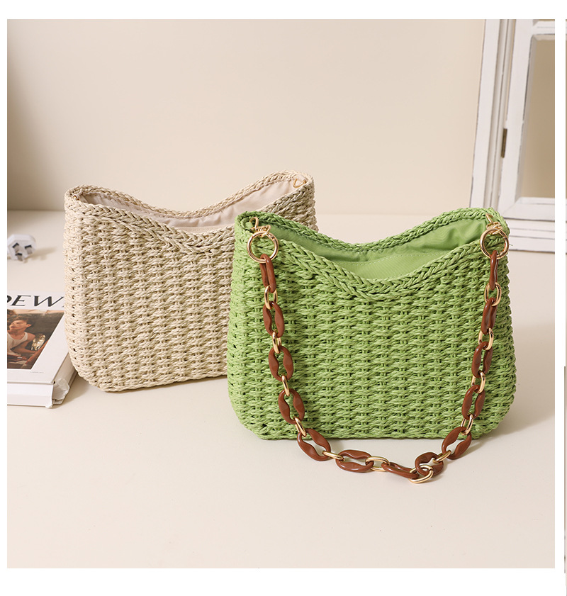 Bolsa de Palha Trançada para M - Woven Straw Bag avaliação e preço