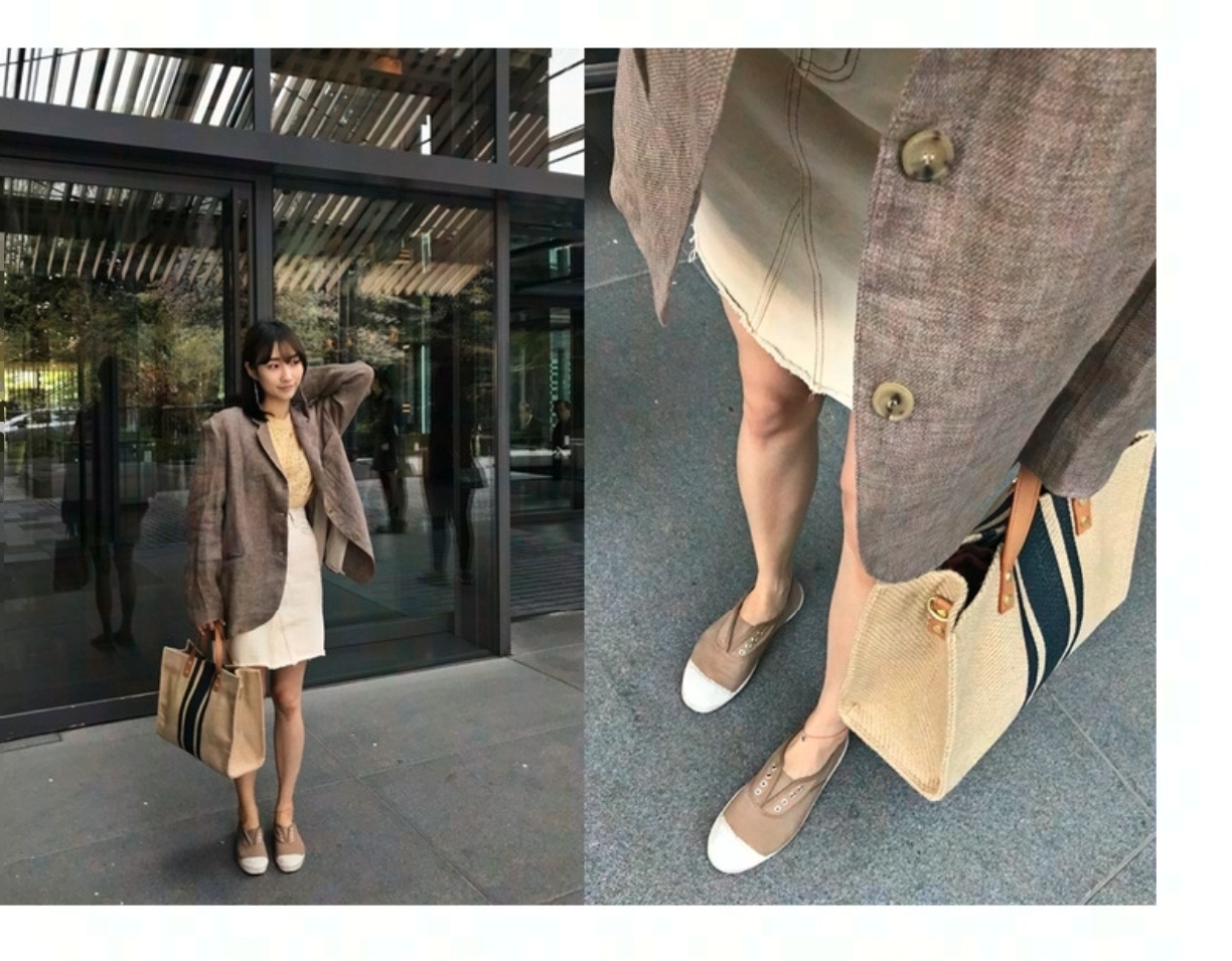 Nova Bolsa Tote de Lona Listra - Women Hand Bags For Office avaliação e preço