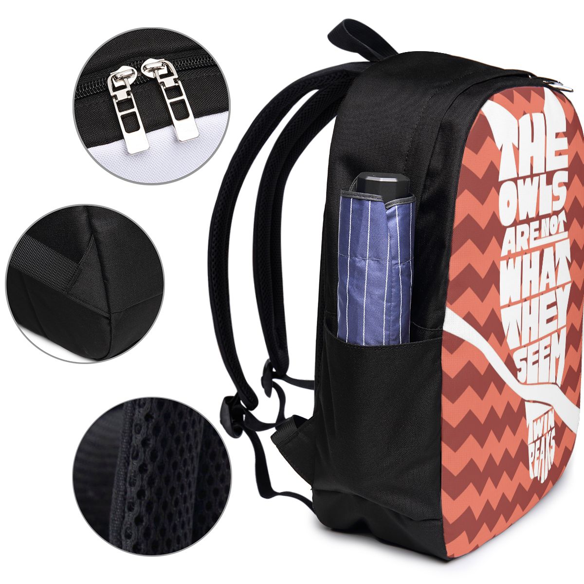 Mochila Twin Peaks Red Room pa - Women Bags For Laptop avaliação e preço