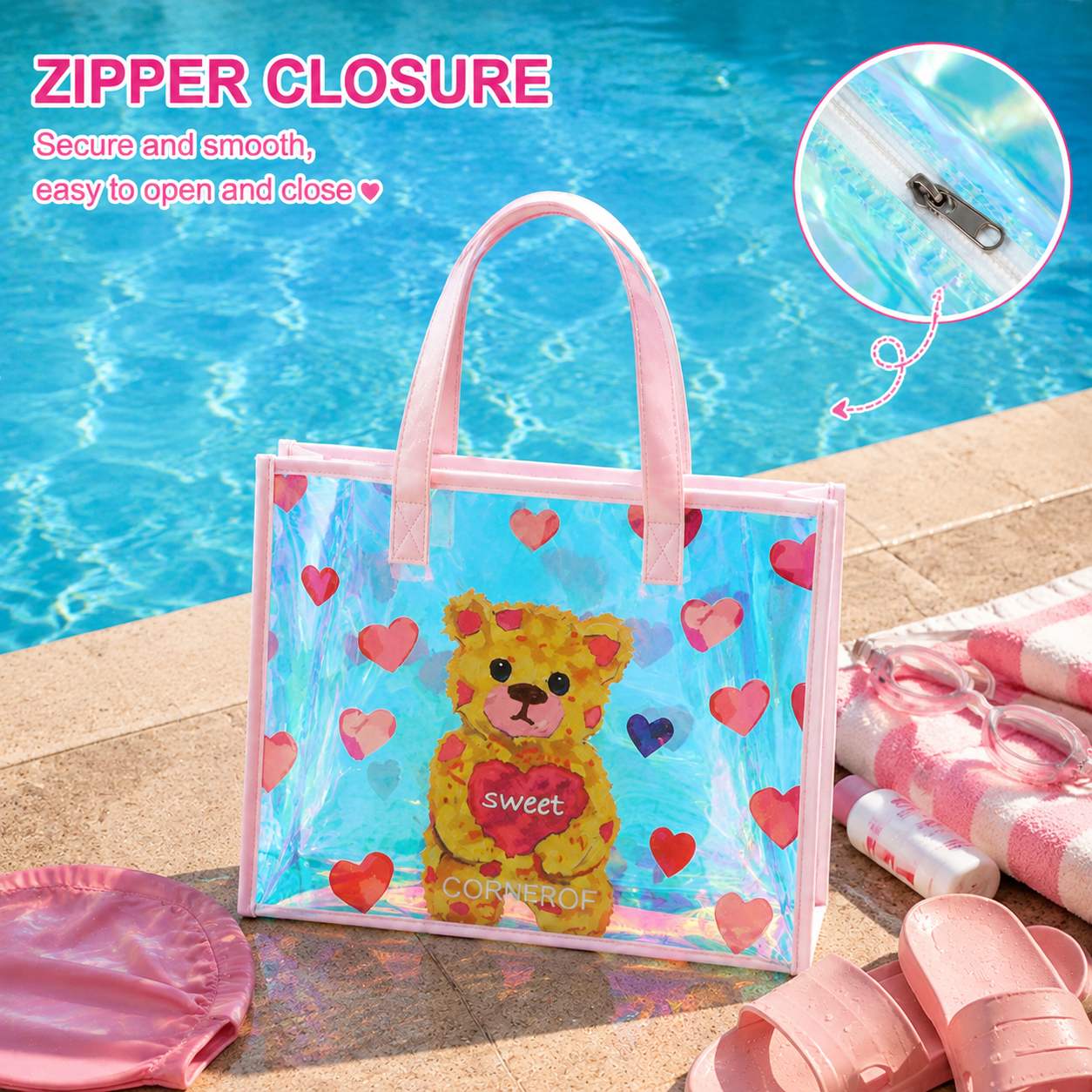 Bolsa tote transparente hologr - Women Bags Lv avaliação e preço