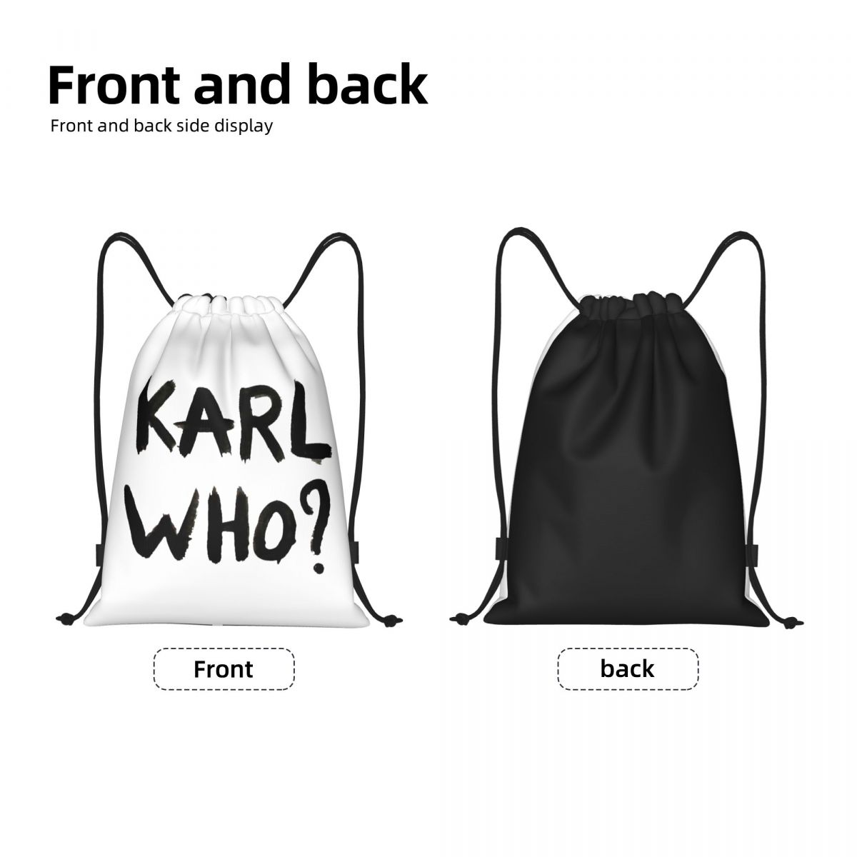 Sacos de cordão personalizados - Women'S Karl Bags avaliação e preço