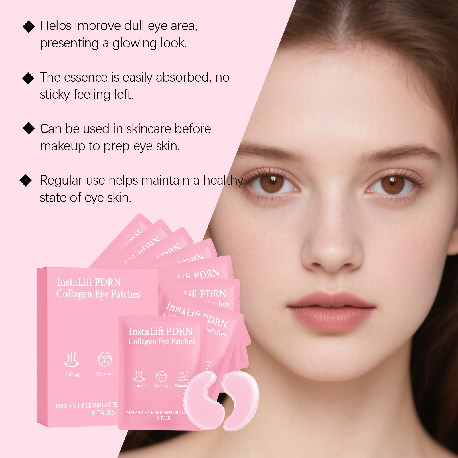 Instalift PDRN Colágeno Eye Pa - Women Bags Under Eyes avaliação e preço