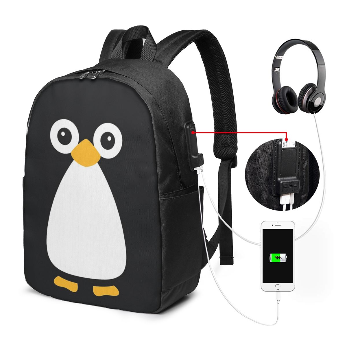 Mochila fofa com estampa de pi - Women Bags For Laptop avaliação e preço