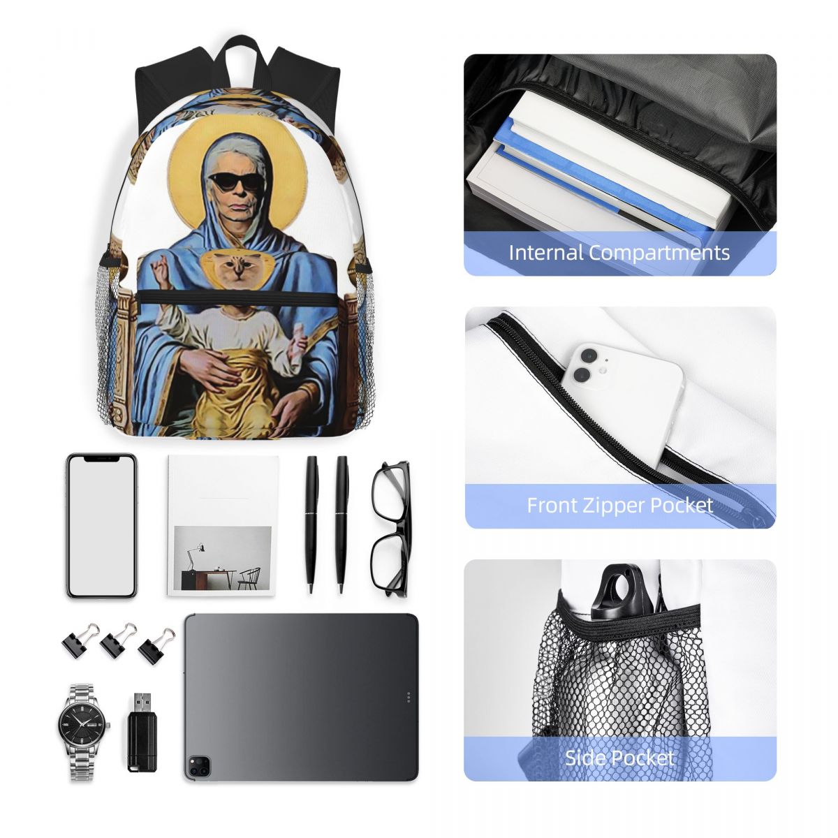 Mochila Karl Who Fashion Print - Women'S Karl Bags avaliação e preço